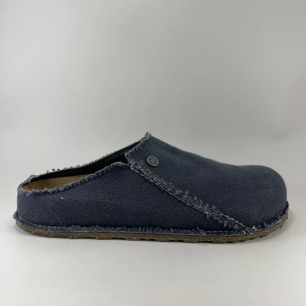 Birkenstock Zermatt Premium Textile Blue Slippers Mens Size 46 US 13 Clogs Mules